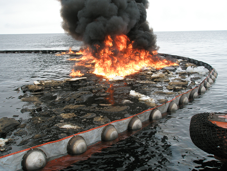 PyroBoom - In-situ Burning Of Oil Spill | DESMI - Proven Technology