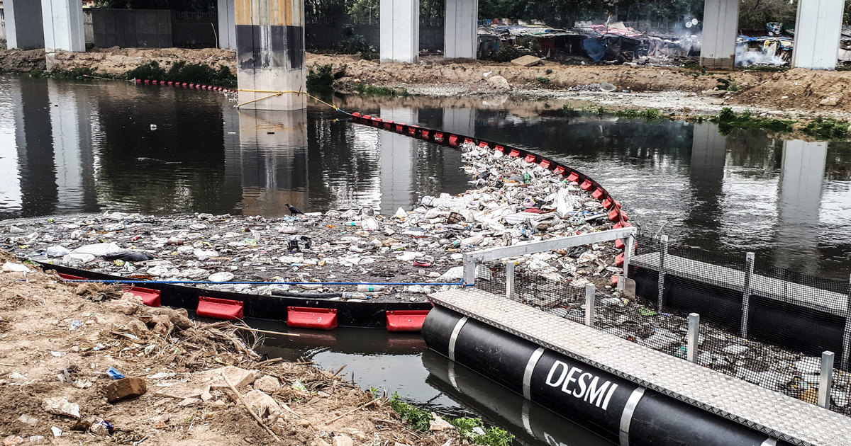 Trash Net Boom, Aquatic Plants Floating Barrier