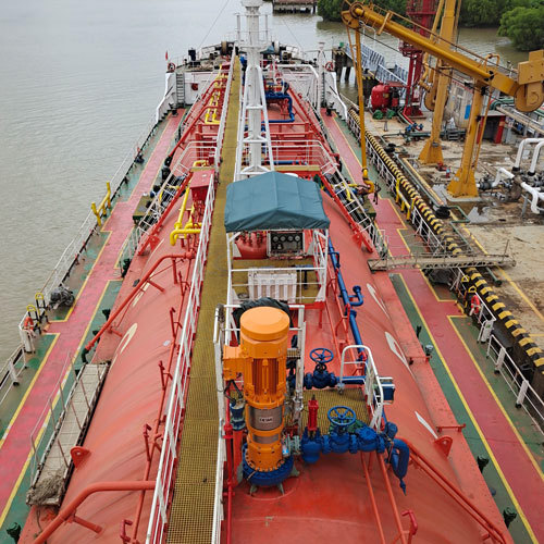Cargo pump on ship