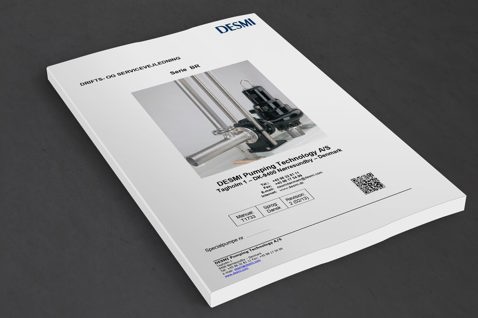 DESMI manual for Series BR pump, featuring operational and service guidelines.