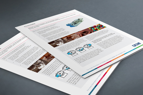 Brochures featuring DESMI products and diagrams for fluid handling solutions.
